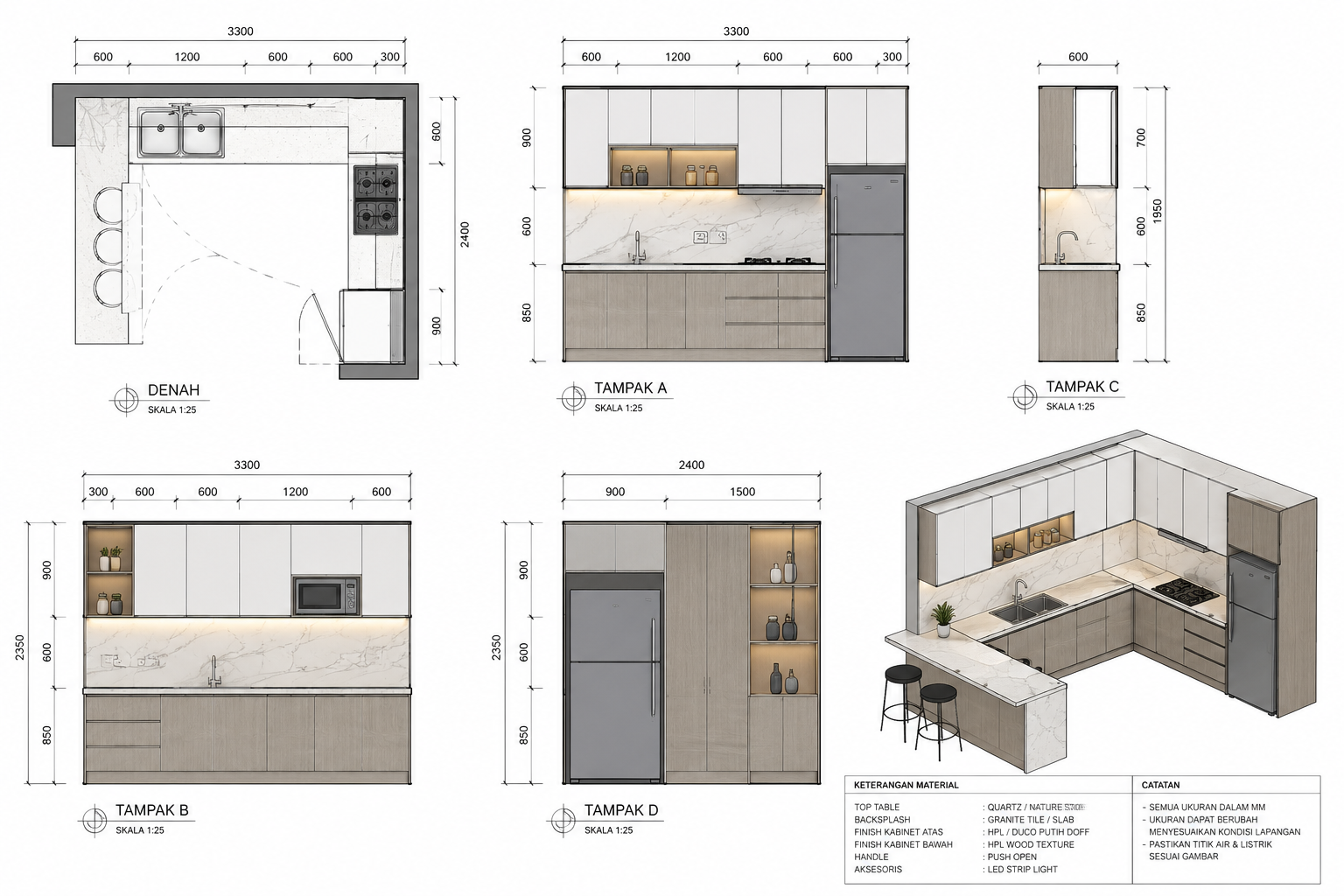 Custom design interior Tangerang